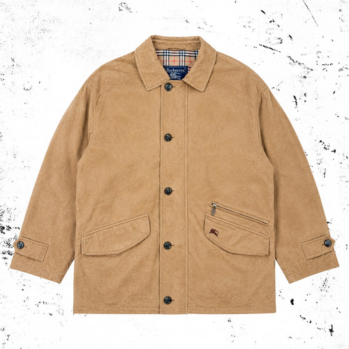 Vintage burberrys suede - vintage, suede-effect