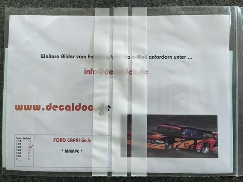 Decalsatz ford capri - decalsatz,