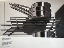 bulthaup system 20/25. Edelstahl Gitterbord mit Trägern ❤️