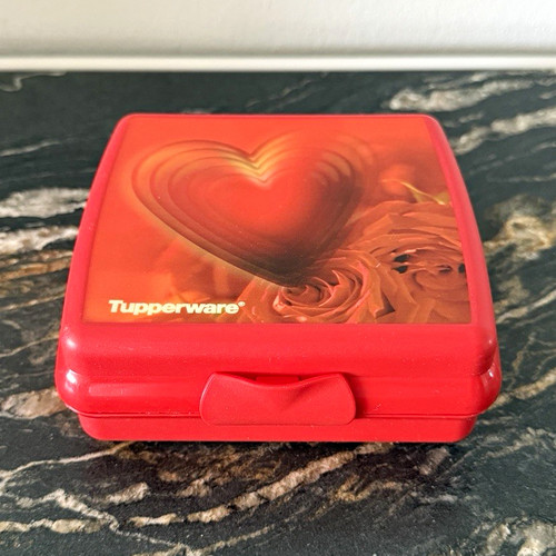 Tupperware brotdose box rot - tupperware,