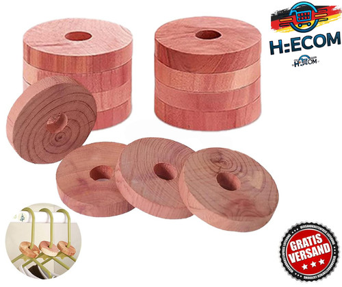 Stück zedernholz ringe - 12,