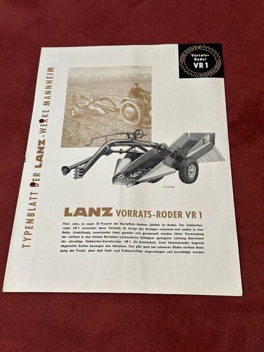 Heinrich lanz vorratsroder vr1 - lanz,