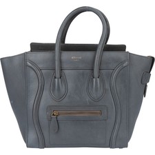 Céline Grey Leather Luggage