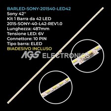 KIT 2 BARRES RUBAN LED SONY TV