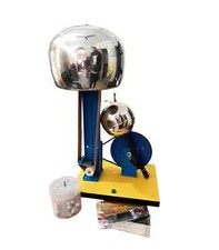 Handbetriebener Van de Graff Graaf Generator funktioniert mit kostenlosem Ver...