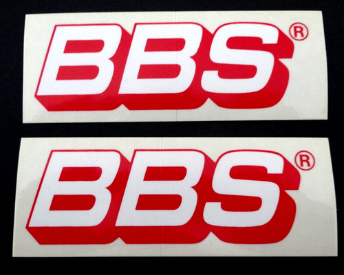 Werbe aufkleber bbs - bbs, logo