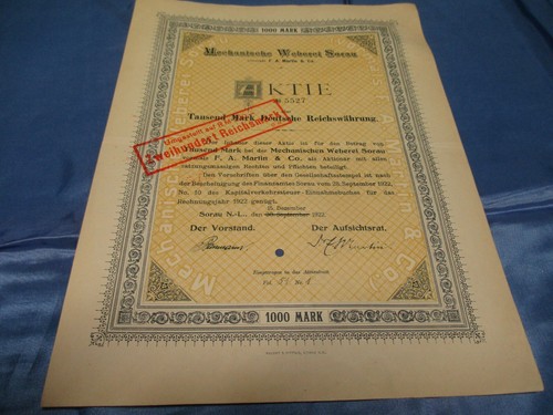 Historisches dokument 1922 - dokument,