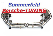 Porsche Carrera 997 + S MK2 Klappenauspuff + X-Pipe Valved sport exhaust muffler