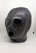 Ledermaske schwarz - ledermaske,,