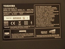 Fernseher Toshiba Regza