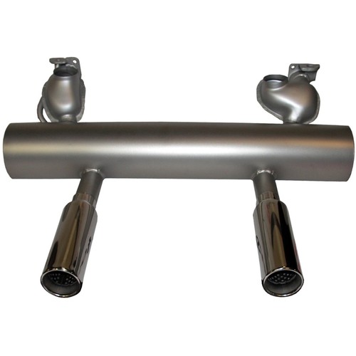 Edelstahl auspuff sport - edelstahl, mit