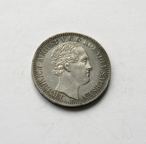 Sachsen taler 1854 - 1854, "