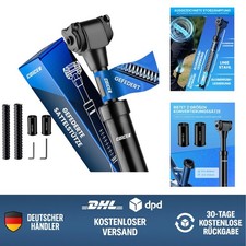 Gefederte Sattelstütze 27.2 /30.9/31.6mm, 3 In 1 Fahrradsattel Stange, bis 120kg