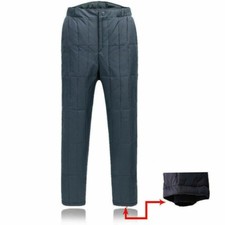 Herren down hose warm puffer - down,