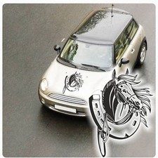 Pferd Pferde Hufeisen Motorhauben Autoaufkleber Ranke Auto Aufkleber A378-S
