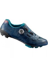 Shimano RX8 RX800 Gr. 40 Damen Gravel SPD Schuhe Fahrrad BOA Carbon Sohle blau