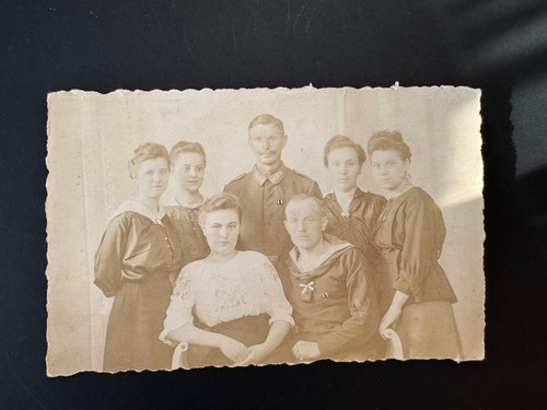 Ww1 foto familie - soldat, &