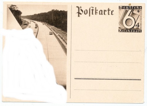 Deutsches reich 1936 - deutsches, ganzsache
