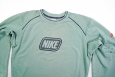 Nike Pullover Vintage Sweater Jumper Sweat Shirt Swoosh Center Spellout Logo M