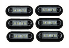 6 X Weiß 4 LED