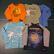 Jako-o Jungen Pullover, Bekleidungspaket 128/134, 5Pullover Tiere+Weltraum Motiv
