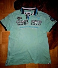 Poloshirt Camp David Gr. L T-Shirt grün mint türkis