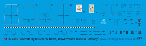 Peddinghaus decals 4006 - 1/87,