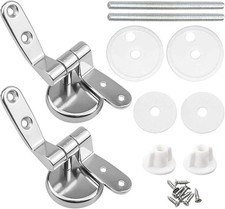 Toilettensitzscharniere Zinklegierung Verstellbarer Montageabstand