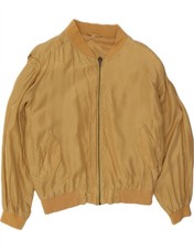 PAOLO NEGRATO Herren Bomberjacke IT 48/50 Medium Gelb AZ01