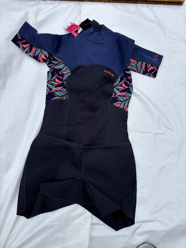 Damen surf shorty kurzarm mit - damen,