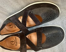 NEU SCHÖNE Ballerina GANTER Aktiv Gr.5(39) Leder-Wildleder Schwarz Gesudheitssch