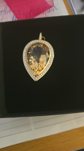 Goldkette 750 mit citrin - goldkette,