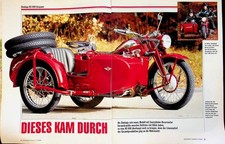 Motorrad Classic 05/2000 Zündapp KS 600 Gespann mit 28PS in einer seltenen Vorst