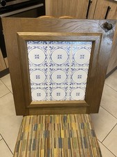 Echtholz Küchentüren mit Fliesen