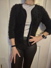 Schicke flauschige Fell Jacke