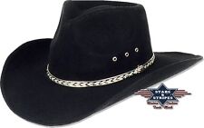 Westernhut Cowboyhut Schwarz