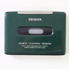 Tragbarer Cassette Player Recorder Aiwa LX200 Ladies Collection grün Gebraucht