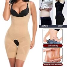 Damen Bauchweg Mieder Korsett Body Shaper Figurformer Bum Lift Schlank Overalls