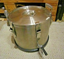 Stalgast Thermobehälter Thermotopf Glühweintopf Suppentopf Edelstahl mit Hahn .