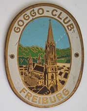 Goggo-Club Freiburg Breisgau alte Oldtimer Auto Plakette Abzeichen Mängel