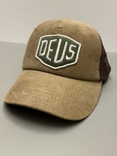 Deus Shield Cord Trucker Cap - Tobacco Baseballkappe neu/ungetragen