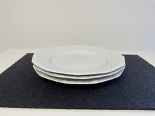 3 x Rosenthal Maria Weiss Speiseteller Ø 25,0 cm Porzellan Weiss, gebraucht