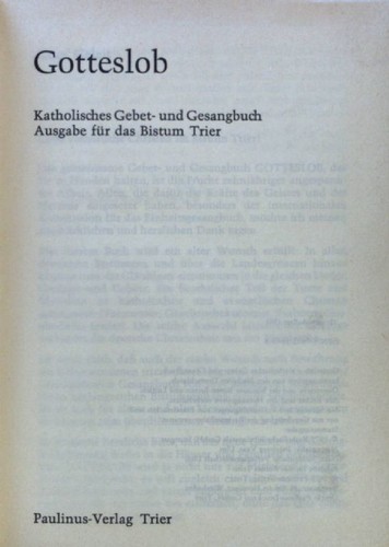 Gotteslob katholisches - gotteslob, :
