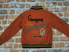 *CHEVIGNON VINTAGE COLLEGE JACKE*DULCET HARMONY*ORANGE*VARSITY*GR: S*TIP TOP