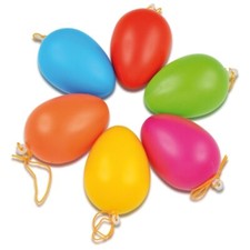 Kunststoff-Ostereier bunt , 12