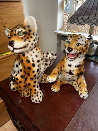 Keramik skulptur leopard - keramik,