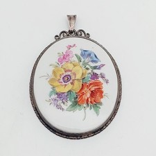 Meissen Anhänger 900er Silber