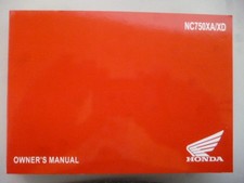 Honda NC 750XA XD Owners Manual englisch 00X32-MKW-6210 Bedienungsanleitung