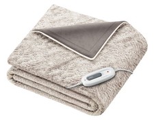 Sanitas Heizdecke Senioren SHD 73 Wärmezudecke flauschig 6 Stufen Beige *B-Ware