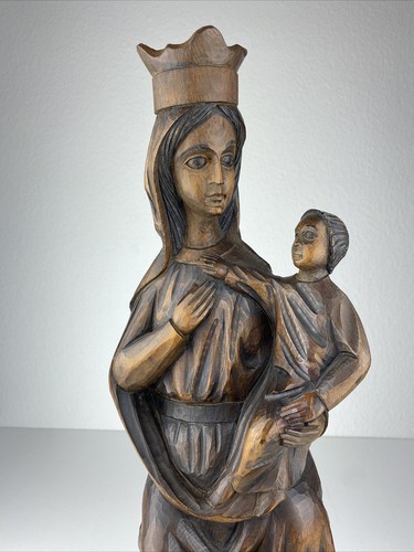 Heiligenfigur holz figur - heiligenfigur,